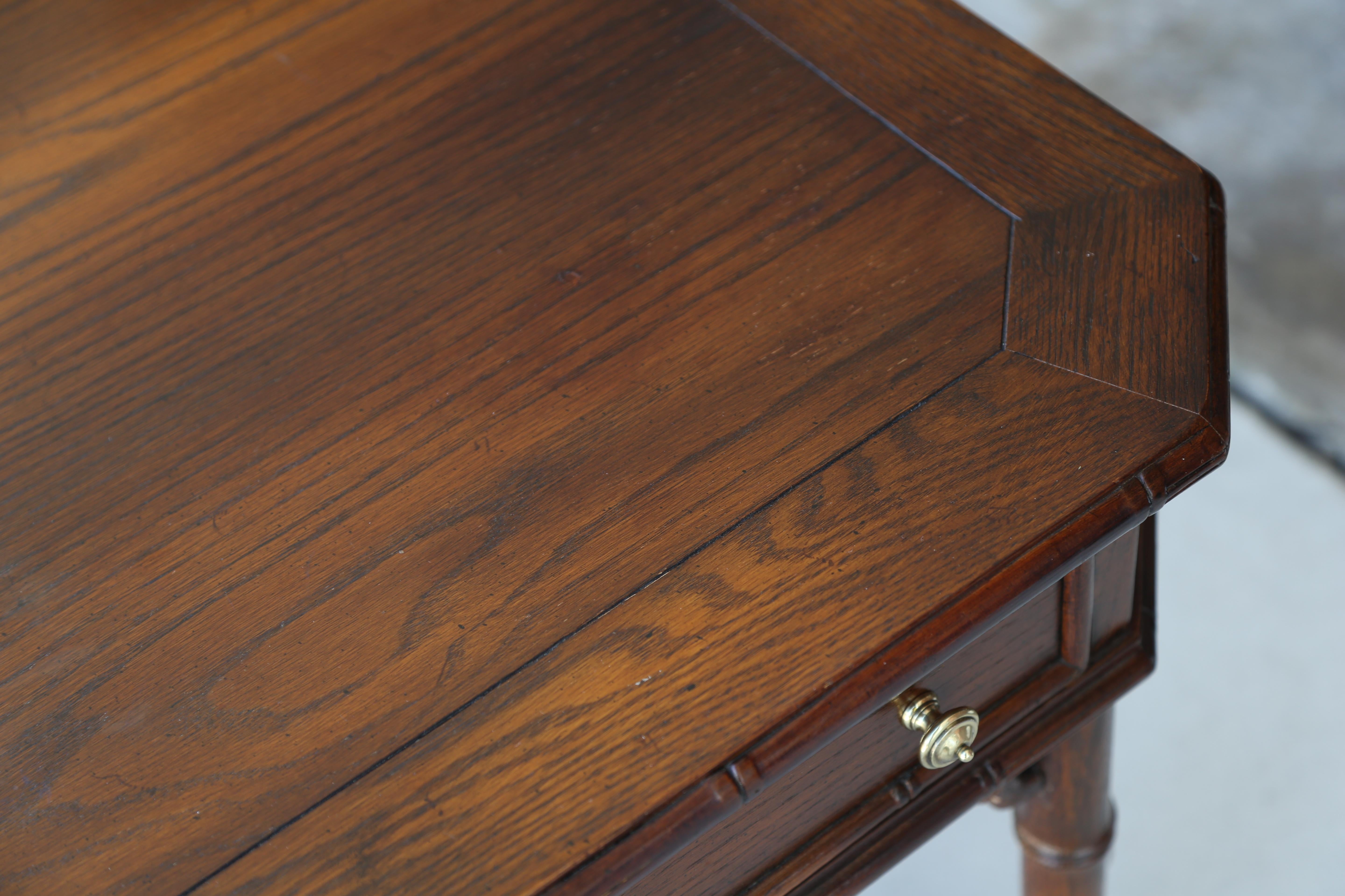 vintage faux bamboo desk