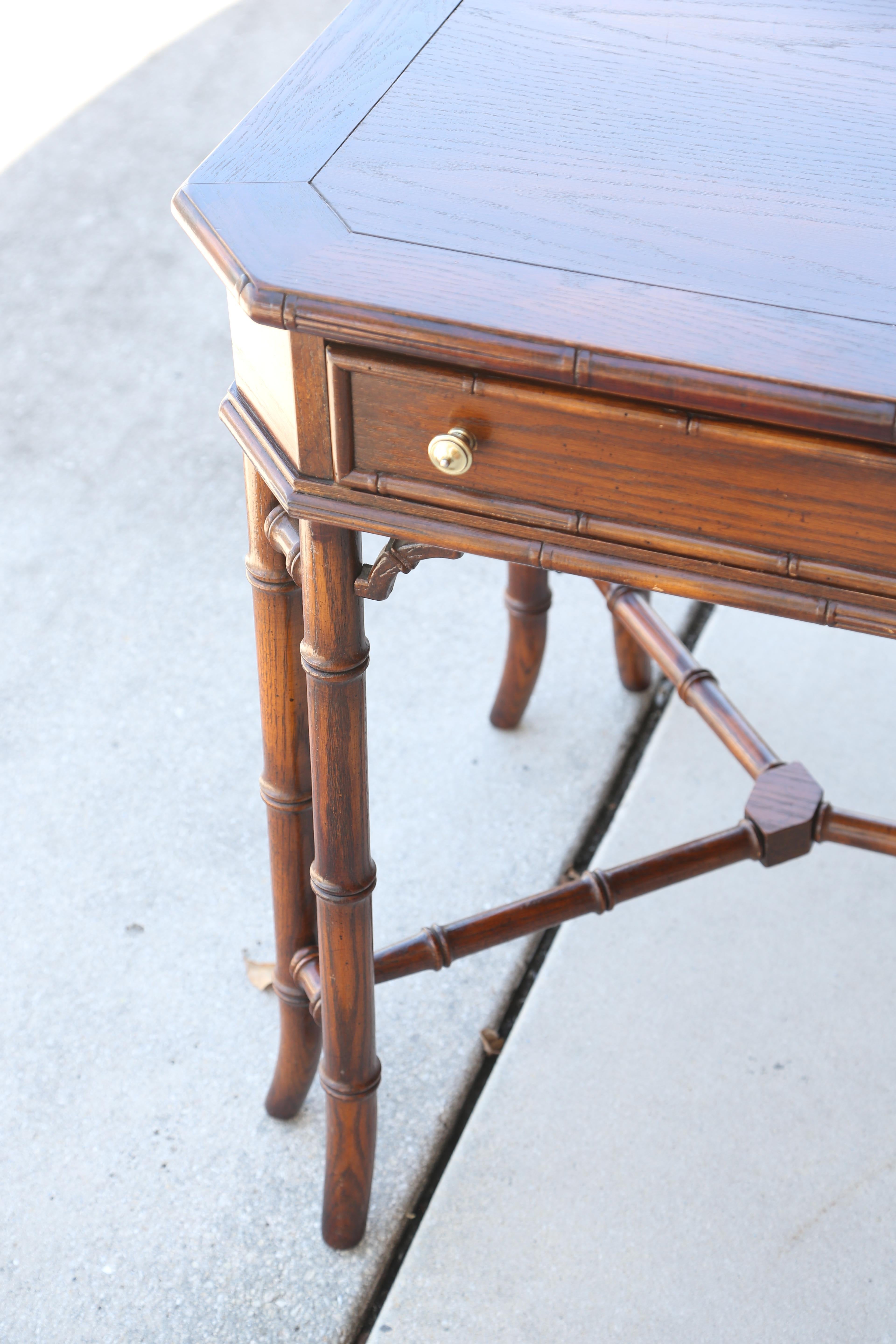 vintage hekman writing desk