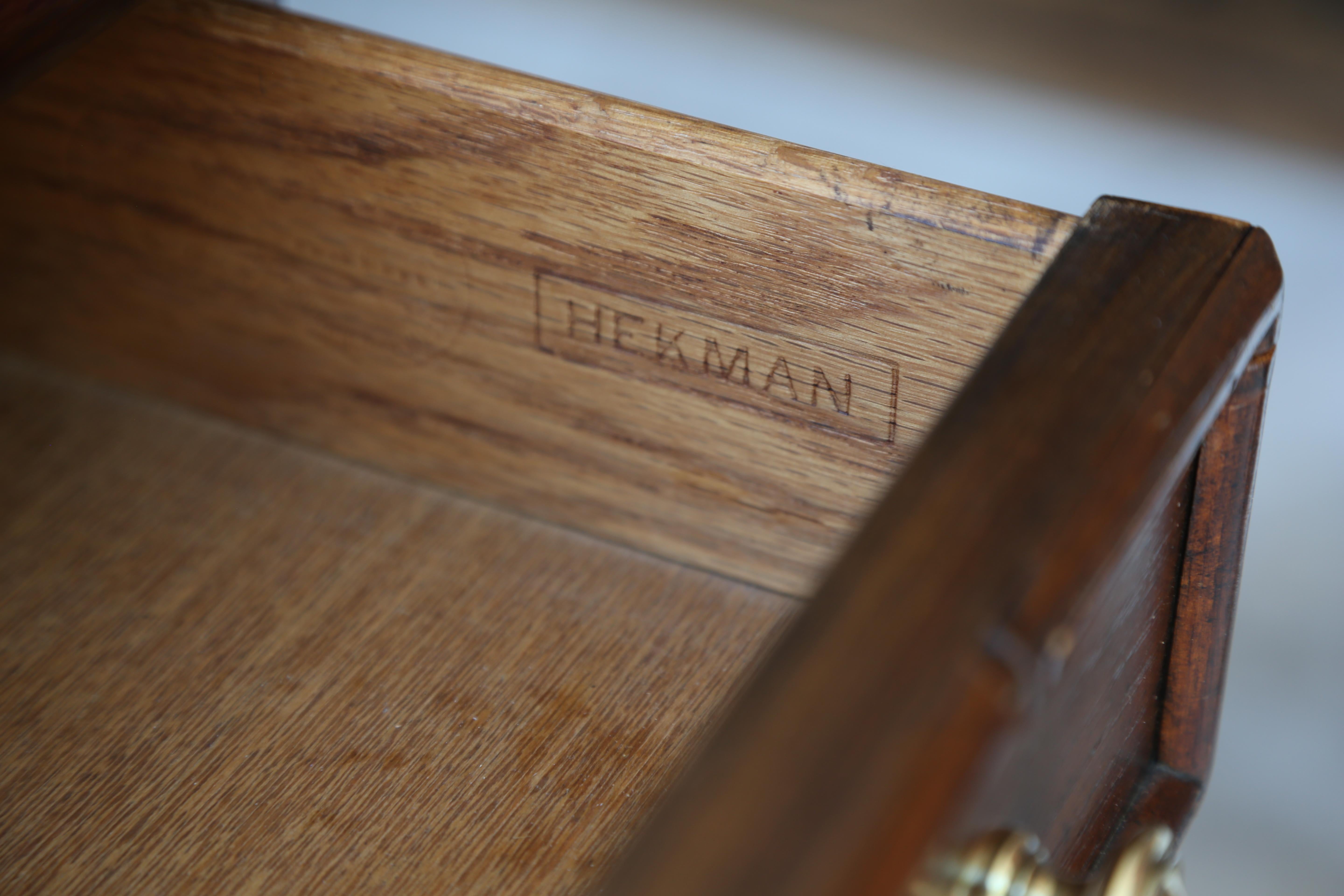 20th Century Vintage Hekman Faux Bamboo Desk