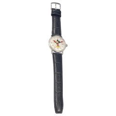 Retro Helbros Mickey Mouse 17 Jewel Mechanical Wristwatch