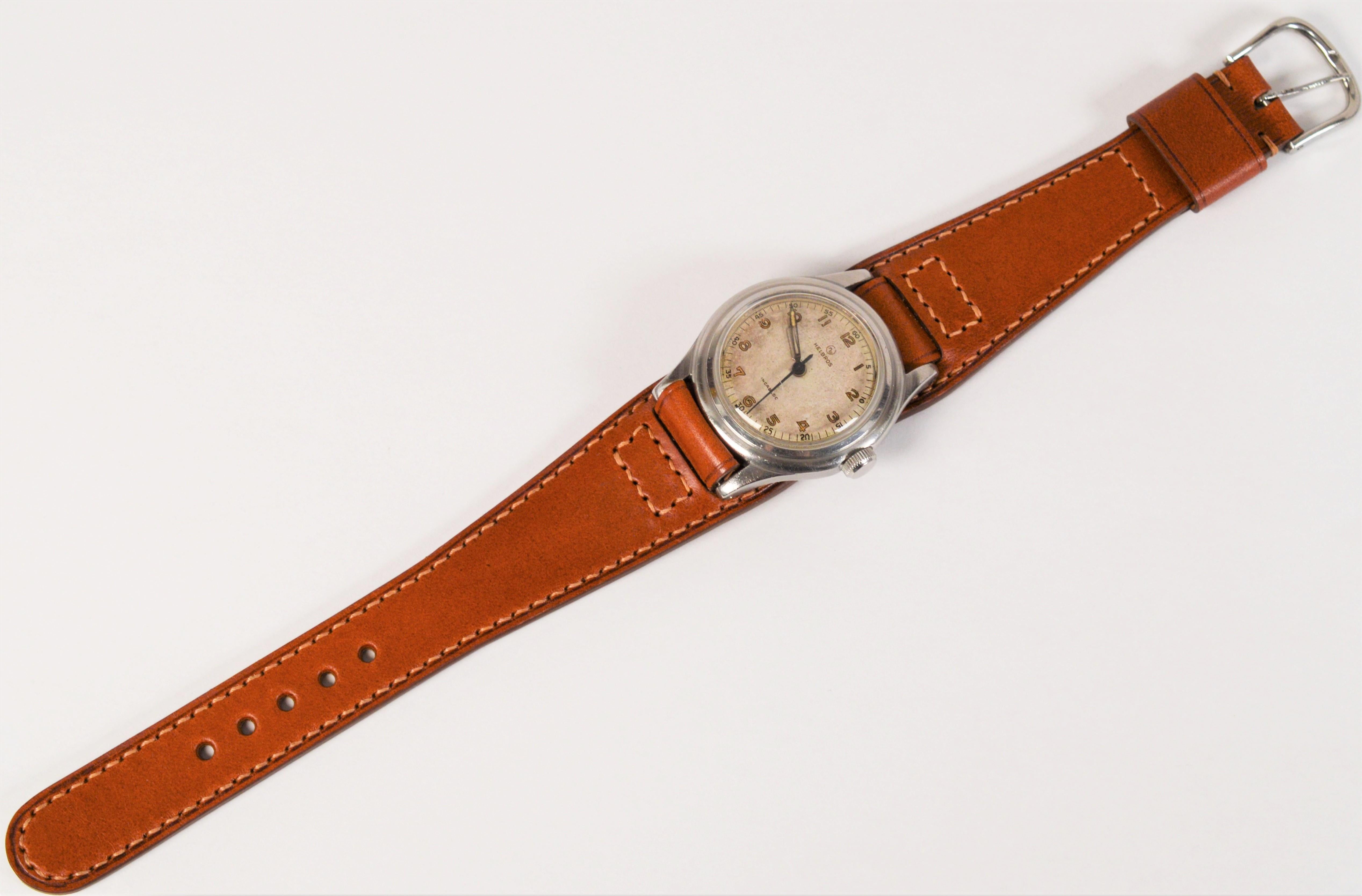Reloj de pulsera vintage Helbros de estilo militar para hombre  en venta 1