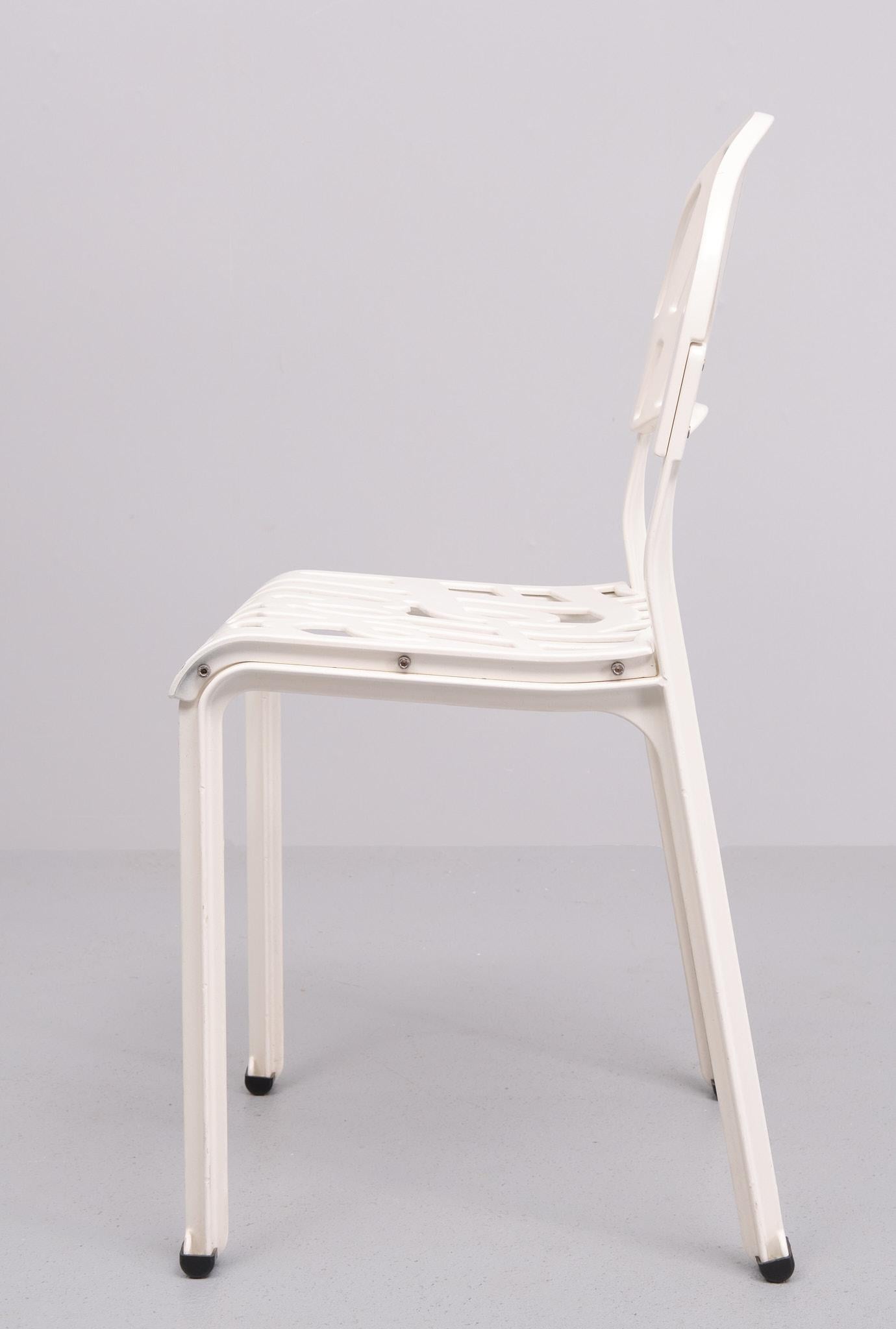 Aluminum Vintage Hello There chair by Jeremy Harvey for Artifort, Netherlands 1970s 