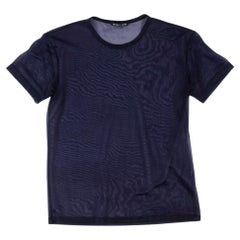 Vintage  Helmut Lang Men T-Shirt Transparent Light Size Fits M