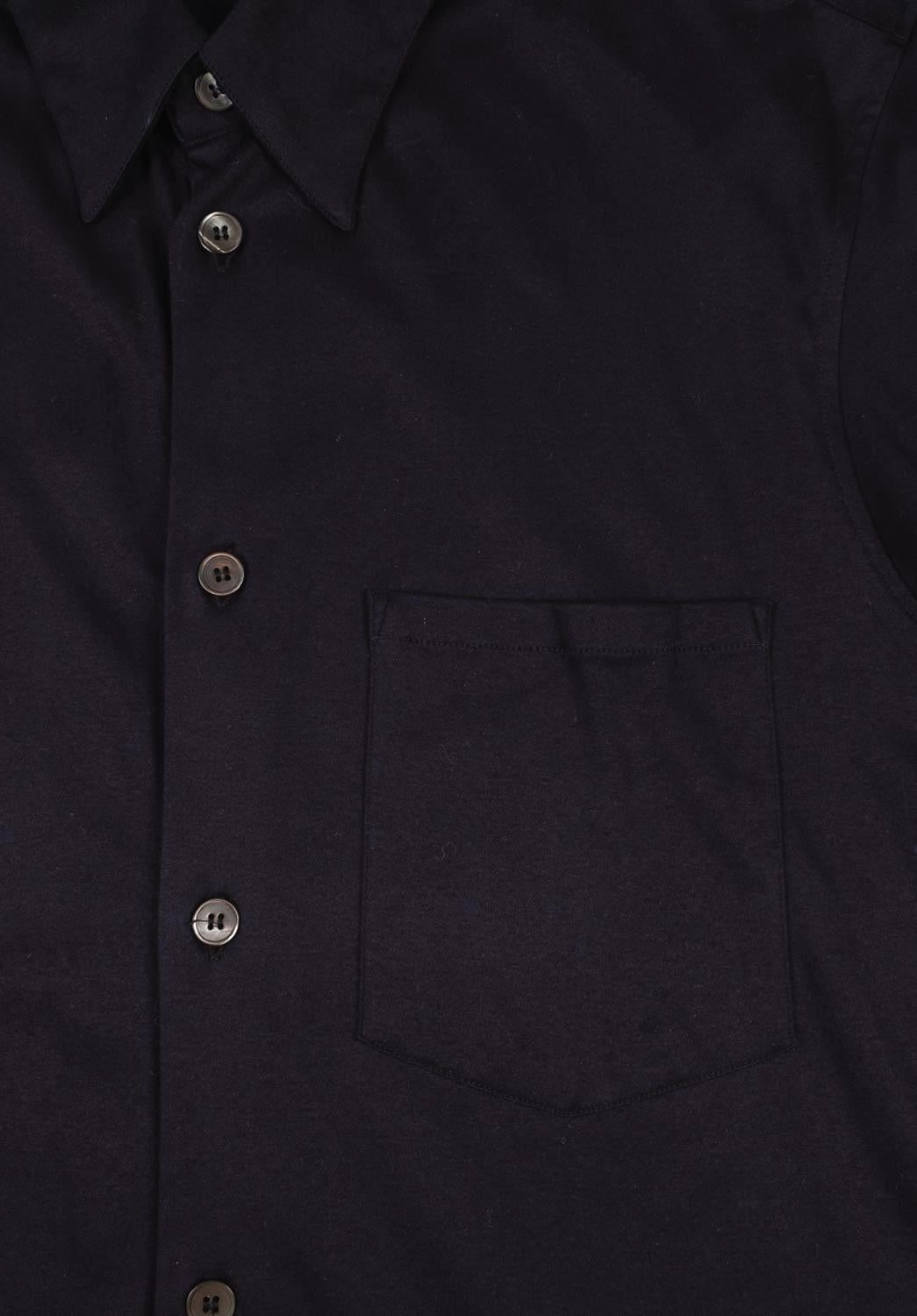 Black Vintage Helmut Lang Short Sleeve Men Shirt Size 40 15 ¾ (Medium) For Sale
