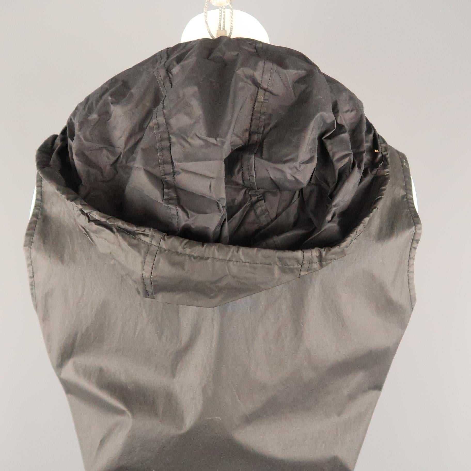 Vintage HELMUT LANG Size M Black Astro Pillow Neck Bondage Strap Vest In Good Condition In San Francisco, CA
