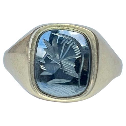 Antique Hematite Signet Rings 7 For Sale at 1stDibs warhammer ring