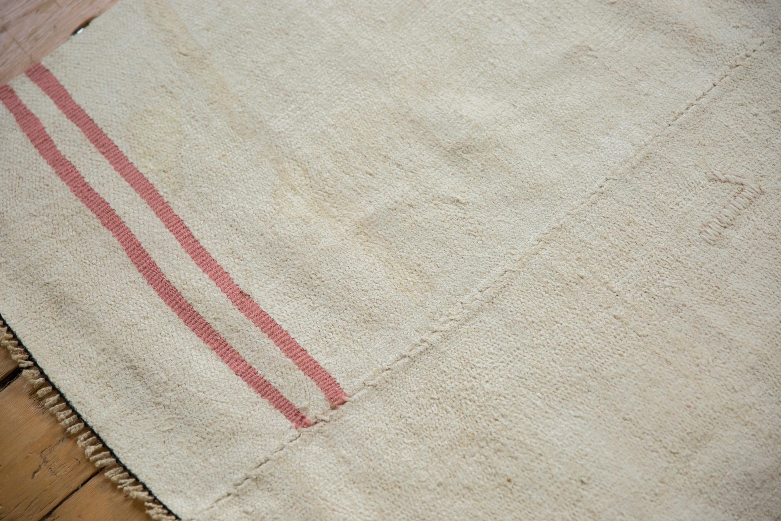 Vintage Hemp Kilim Carpet For Sale 5