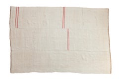 Kilim-Teppich mit Vintage-Saumband