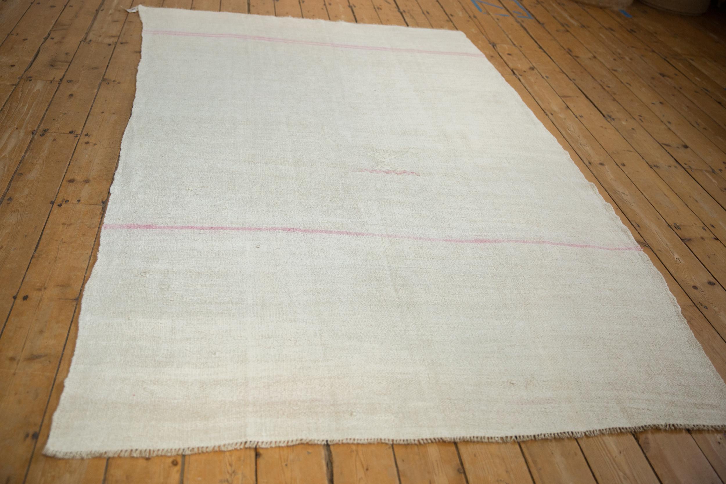 Tessuto a mano Tappeto Kilim Hemp d'epoca in vendita