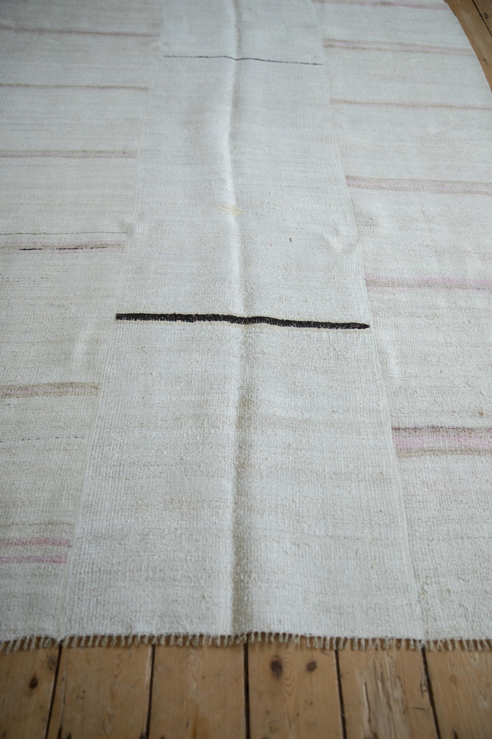 Vintage Hemp Kilim Carpet In Fair Condition For Sale In Katonah, NY