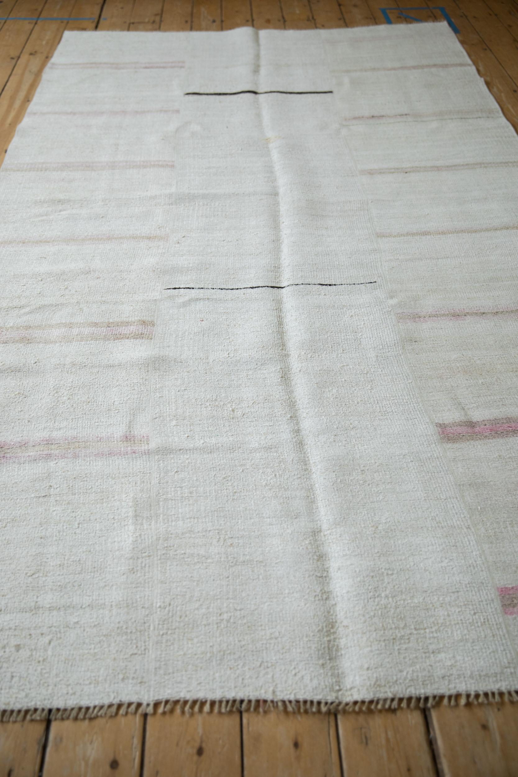 Vintage Hemp Kilim Carpet For Sale 1