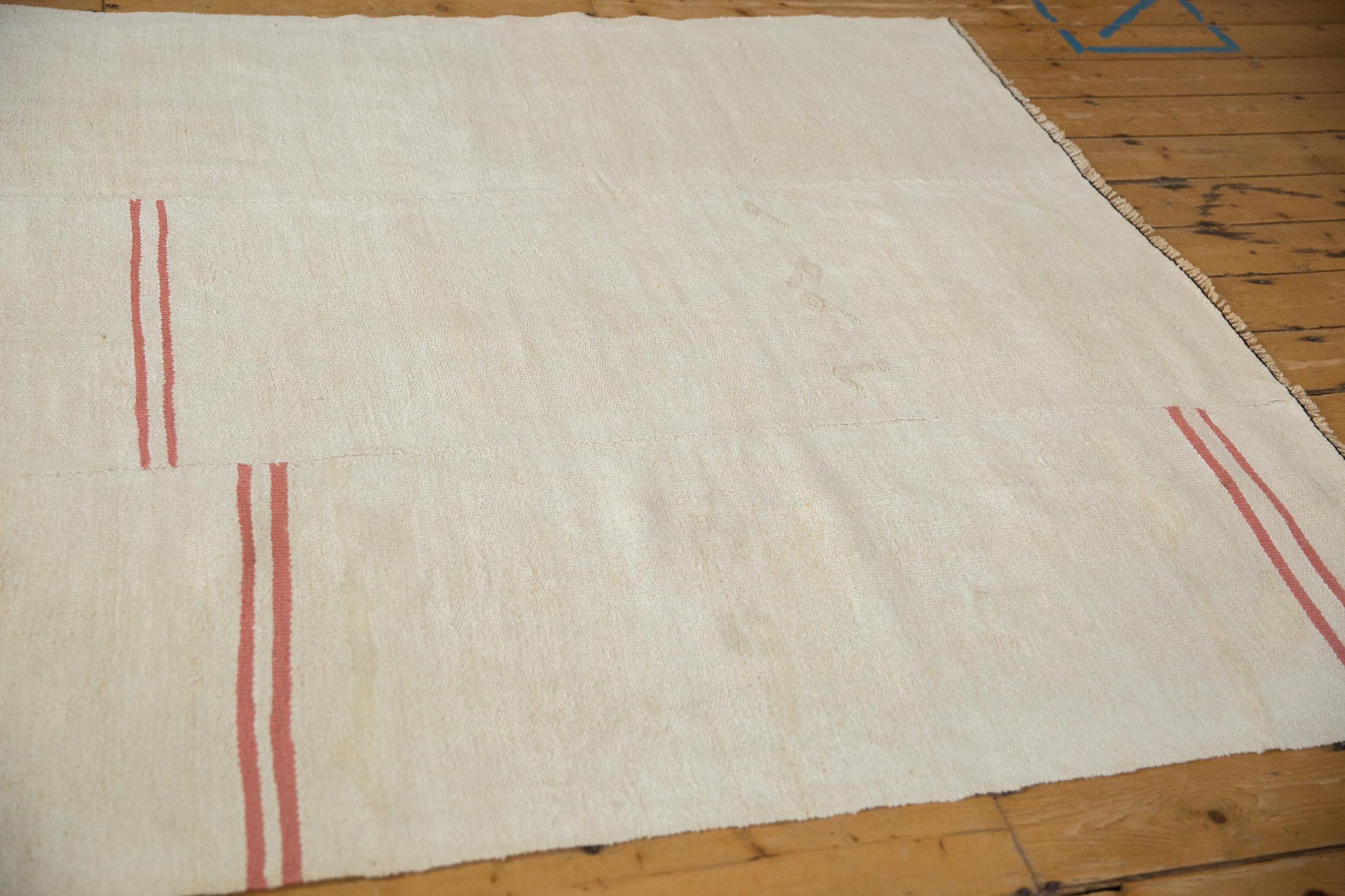 Vintage Hemp Kilim Carpet For Sale 2