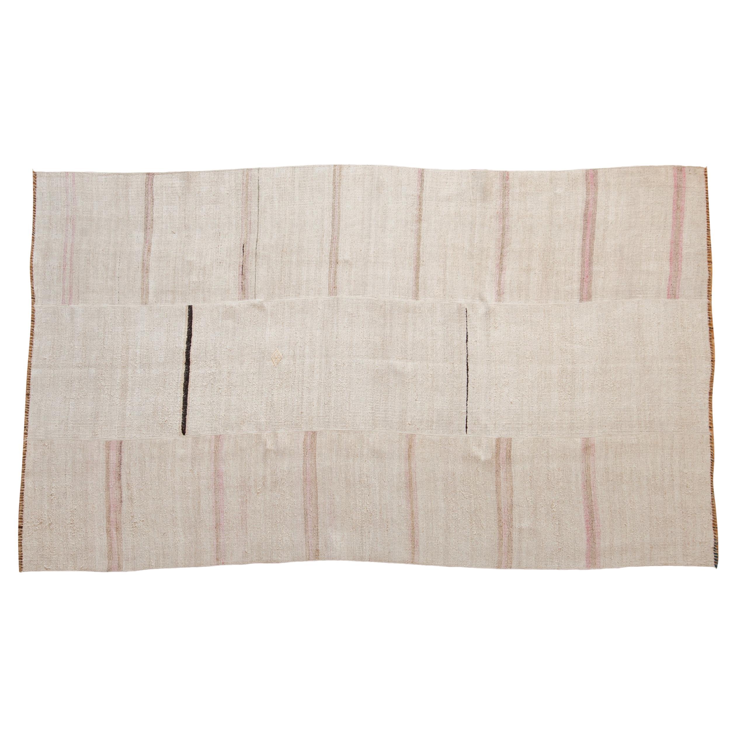 Vintage Hemp Kilim Carpet