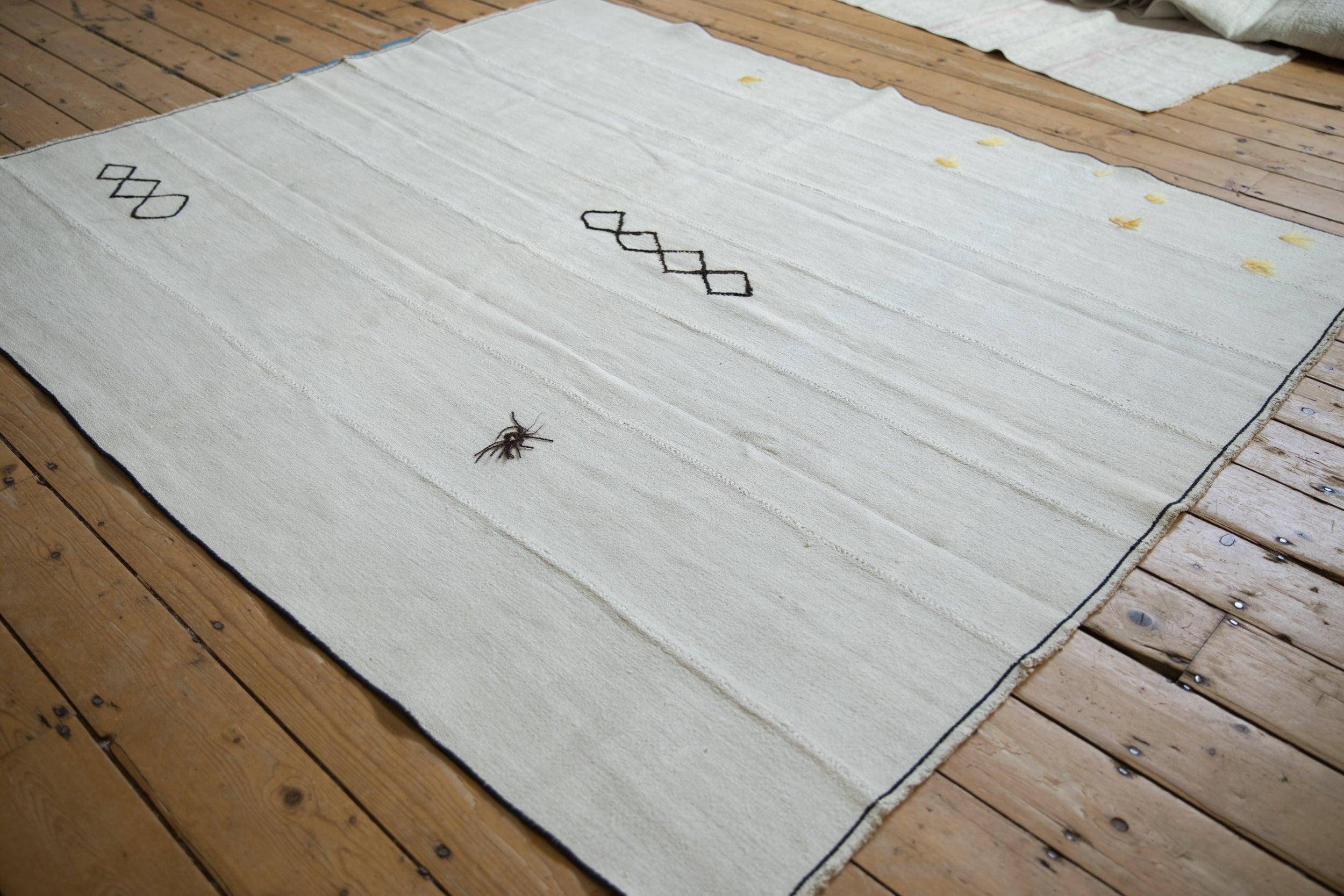 Tappeto quadrato Kilim Hemp Vintage in vendita 4