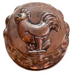 Vintage Hen Copper Mould
