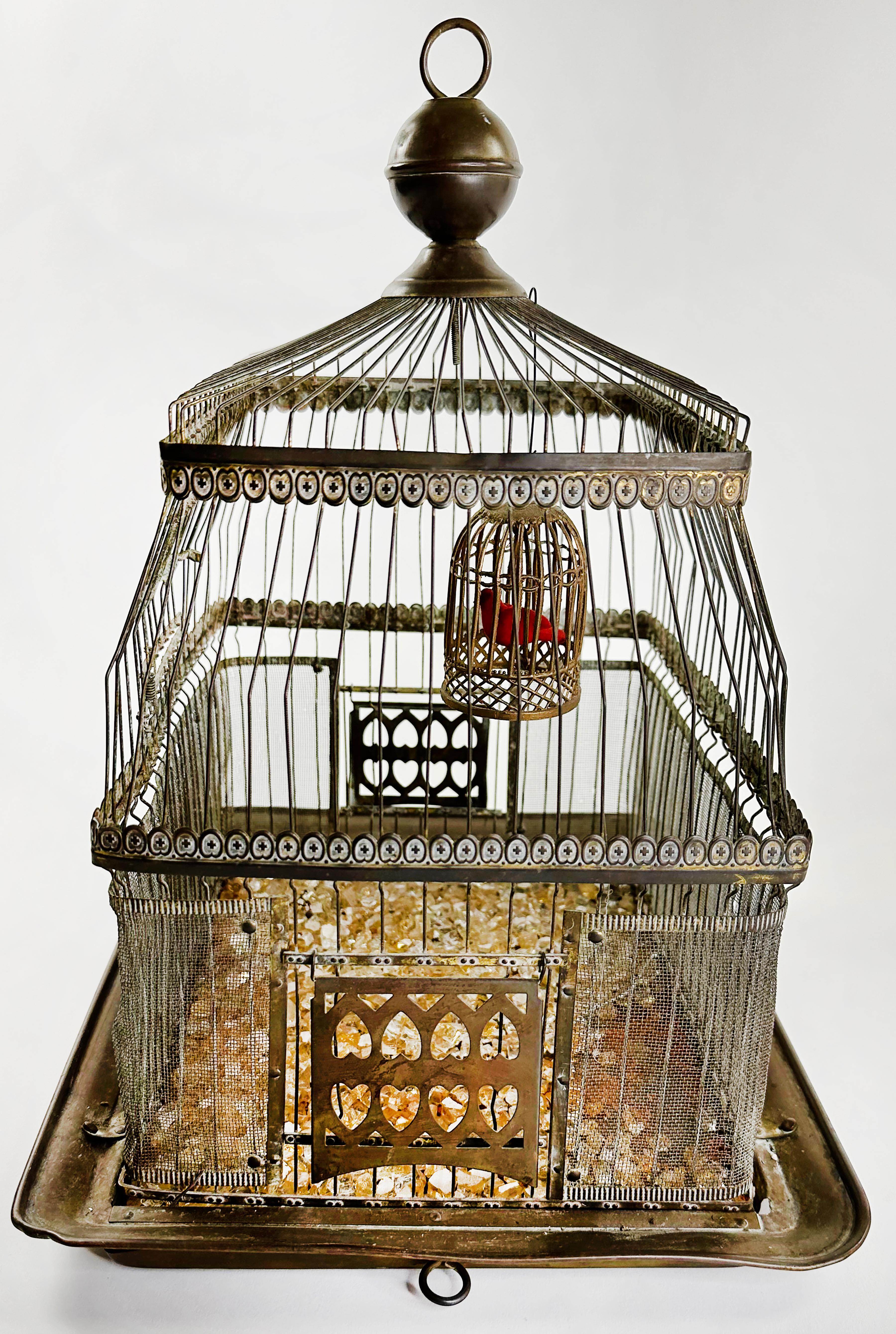 Cage à oiseaux vintage Hendryx Bon état - En vente à Dallas, TX