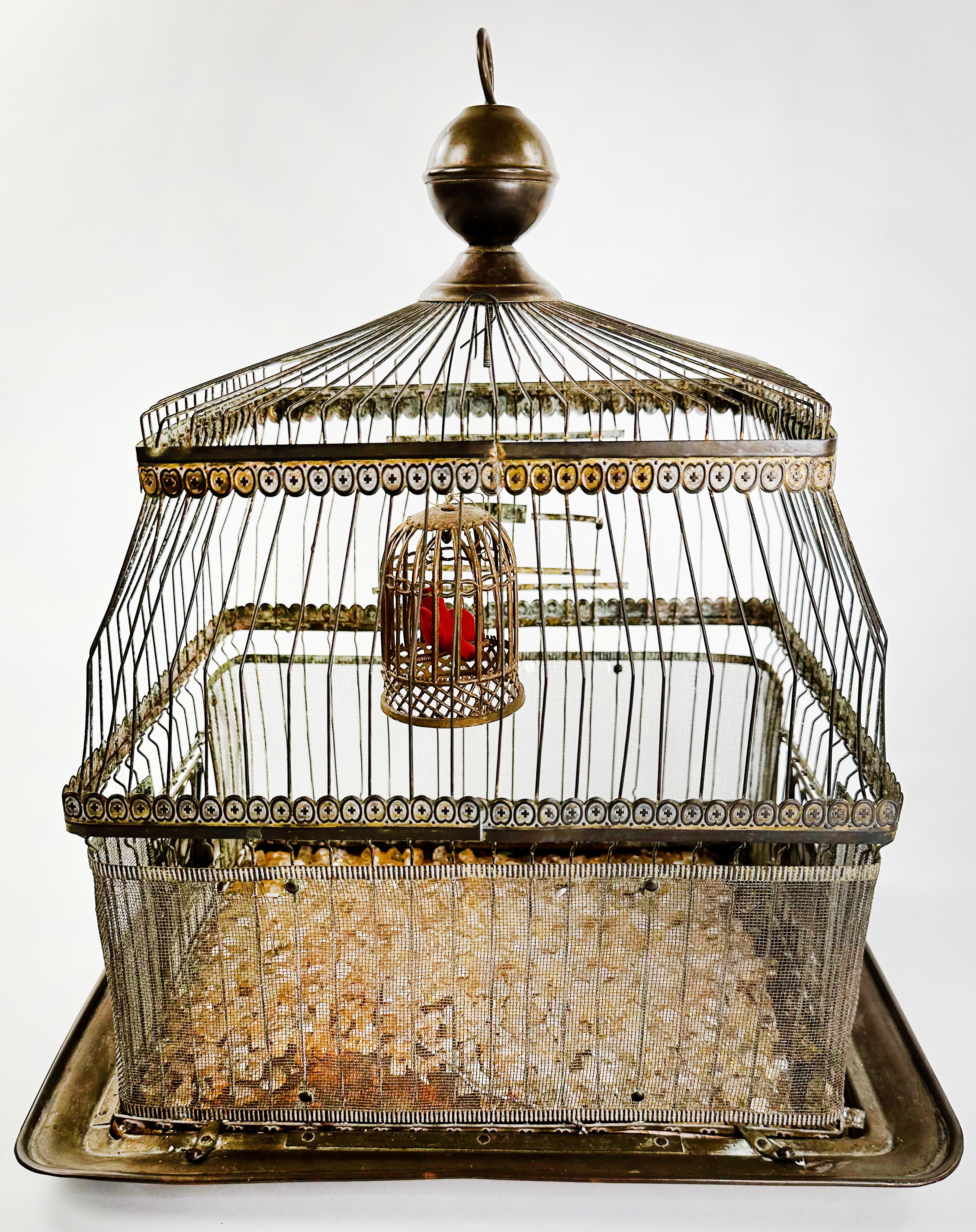 vintage hendryx bird cage