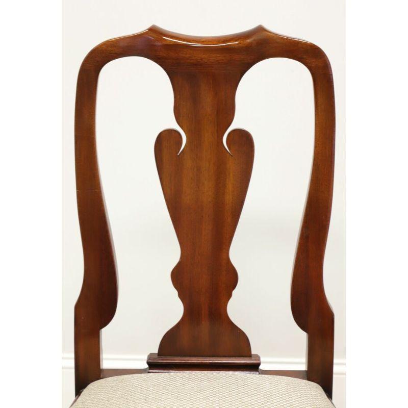 HENKEL HARRIS 110 29 Solid Mahogany Queen Anne Dining Side Chair - Pair A 2