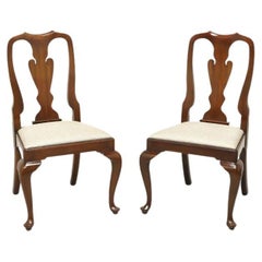 HENKEL HARRIS 110 29 Solid Mahogany Queen Anne Dining Side Chair - Pair B