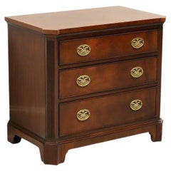 Used HENKEL HARRIS 198 29 Banded Mahogany Nightstand / Bedside Chest