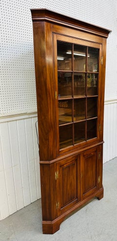 Vintage Henkel Harris Cherry Corner Cabinet