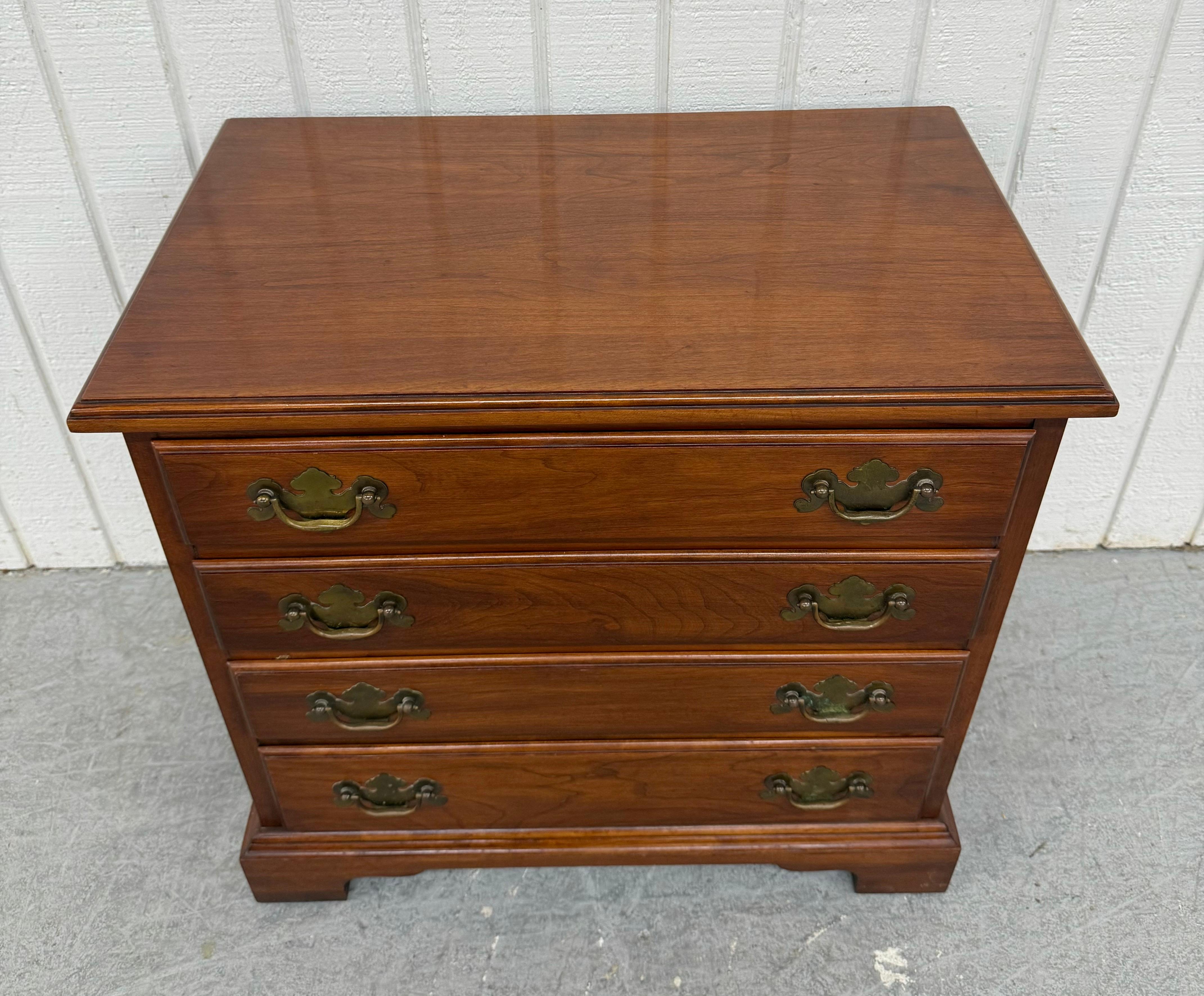 Chippendale Vintage Henkel Harris Cherry Nightstand
