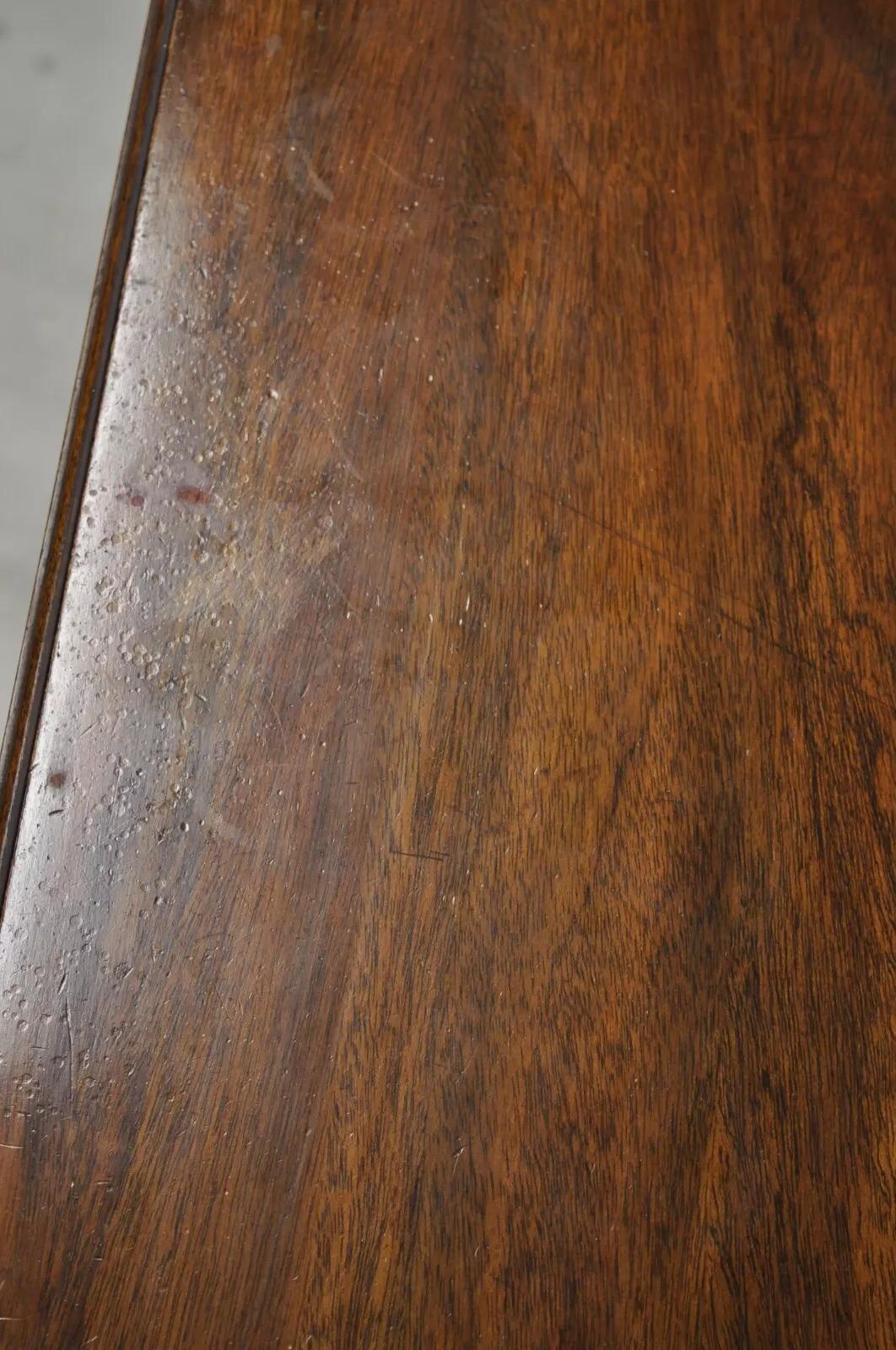 Vintage Henkel Harris Chippendale Style Mahogany 4 Drawer Server Bachelor Chest For Sale 1