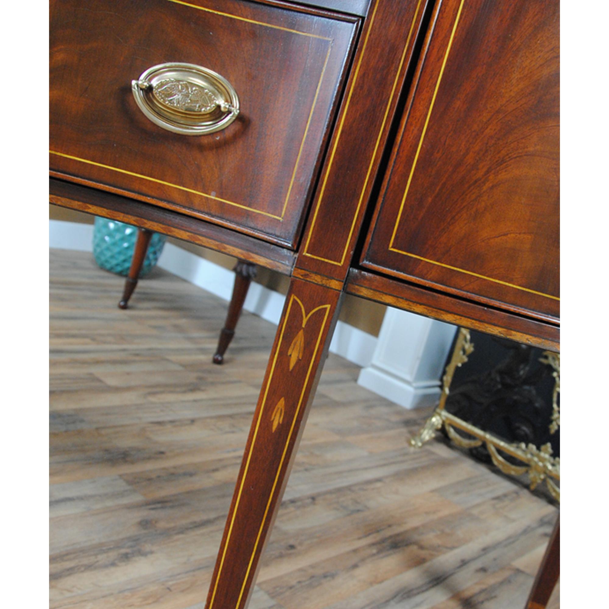 Vintage Henkel Harris Inlaid Sideboard 3