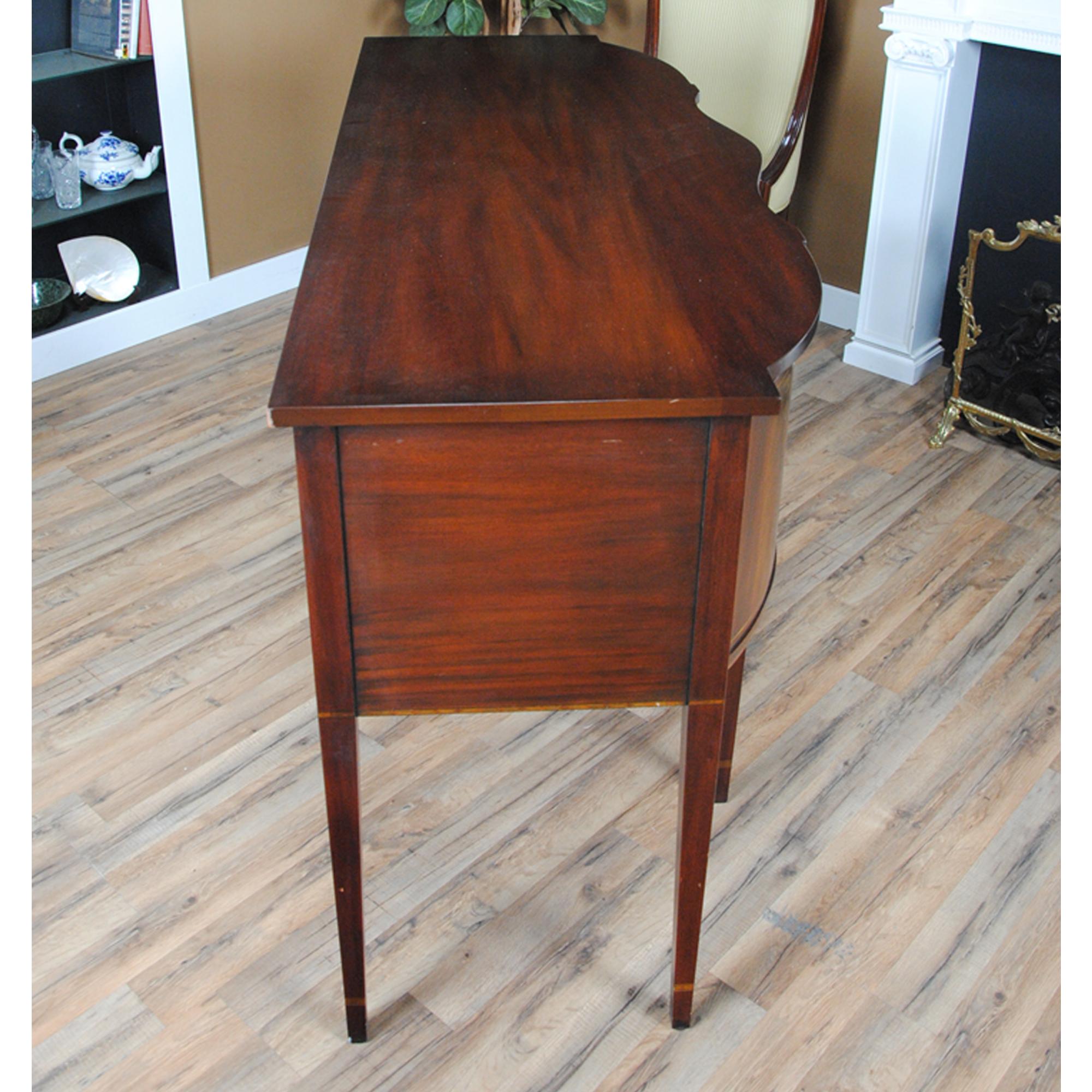 Vintage Henkel Harris Inlaid Sideboard 8