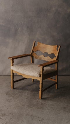 Vintage Henning Kjaernulf Razor Lounge Chair From Denmark, Circa 1960