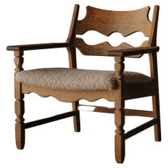 Vintage Henning Kjaernulf Razor Lounge Chair From Denmark, Circa 1960