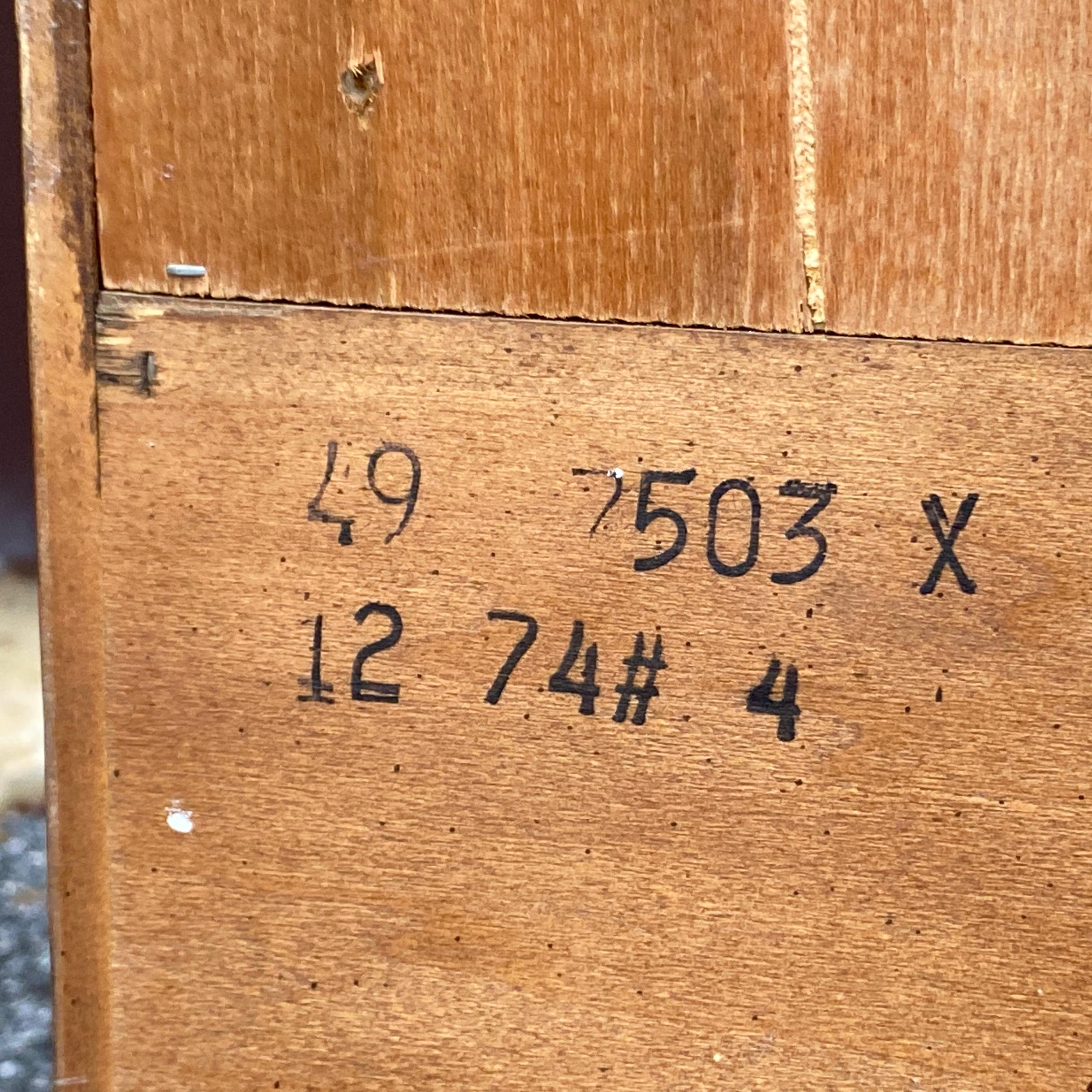 Vintage Henredon Artefacts Campaign Style Bookcase With Lower Cabinet 7