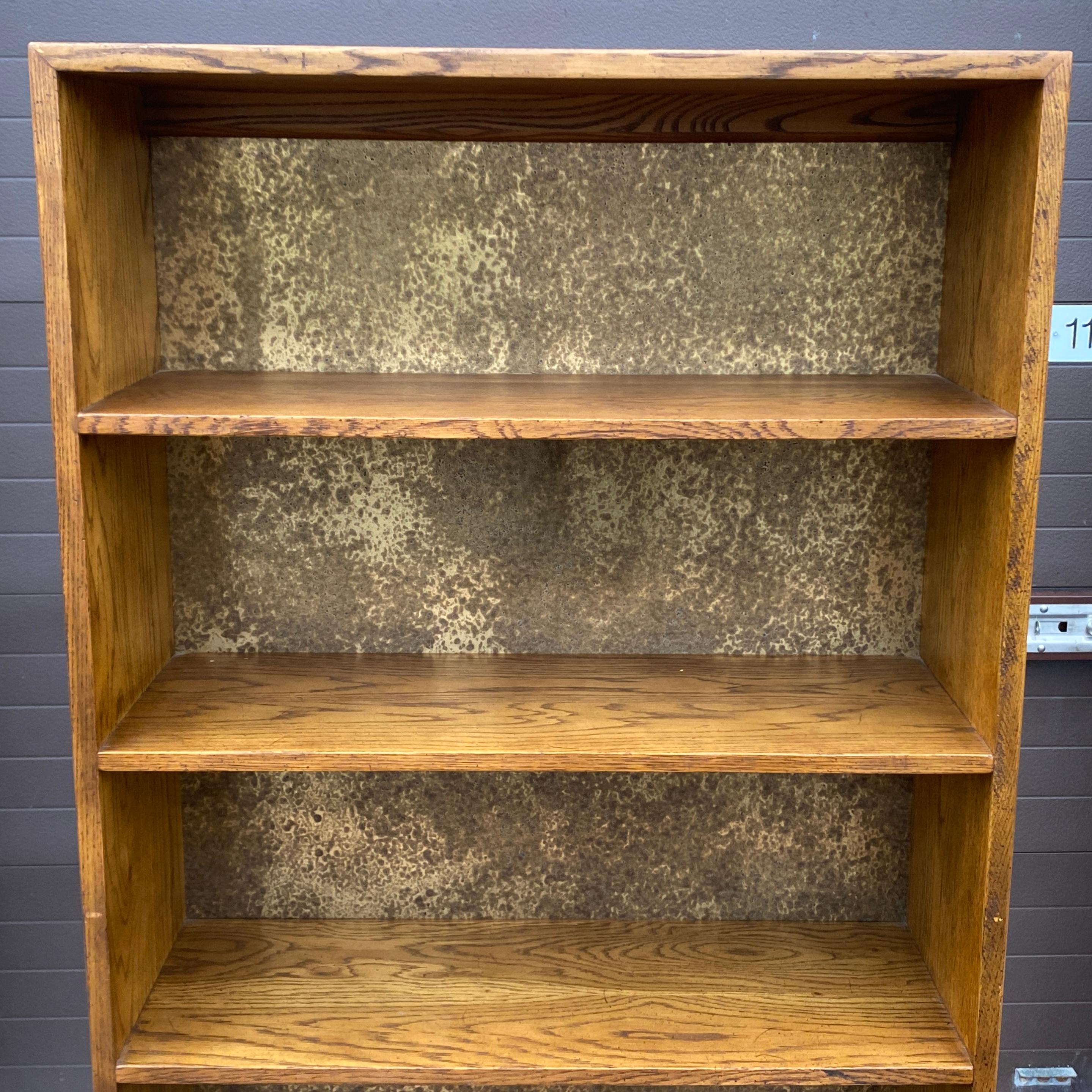 Vintage Henredon Artefacts Campaign Style Bookcase With Lower Cabinet In Good Condition In West Chester, PA