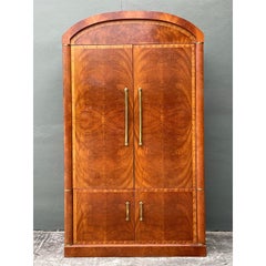 Vintage Henredon Burl Wood Armoire