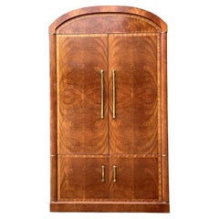Vintage Henredon Burl Wood Armoire Vintage Henredon Burl Wood Armoire