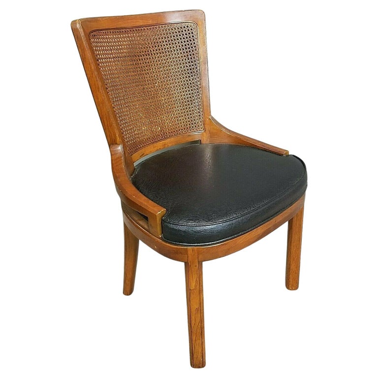 Vintage Henredon Cane Back Dining Desk Chair 1970s Model 285001 For