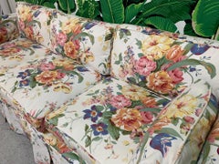 Vintage Henredon Ralph Lauren Floral Print Sofa