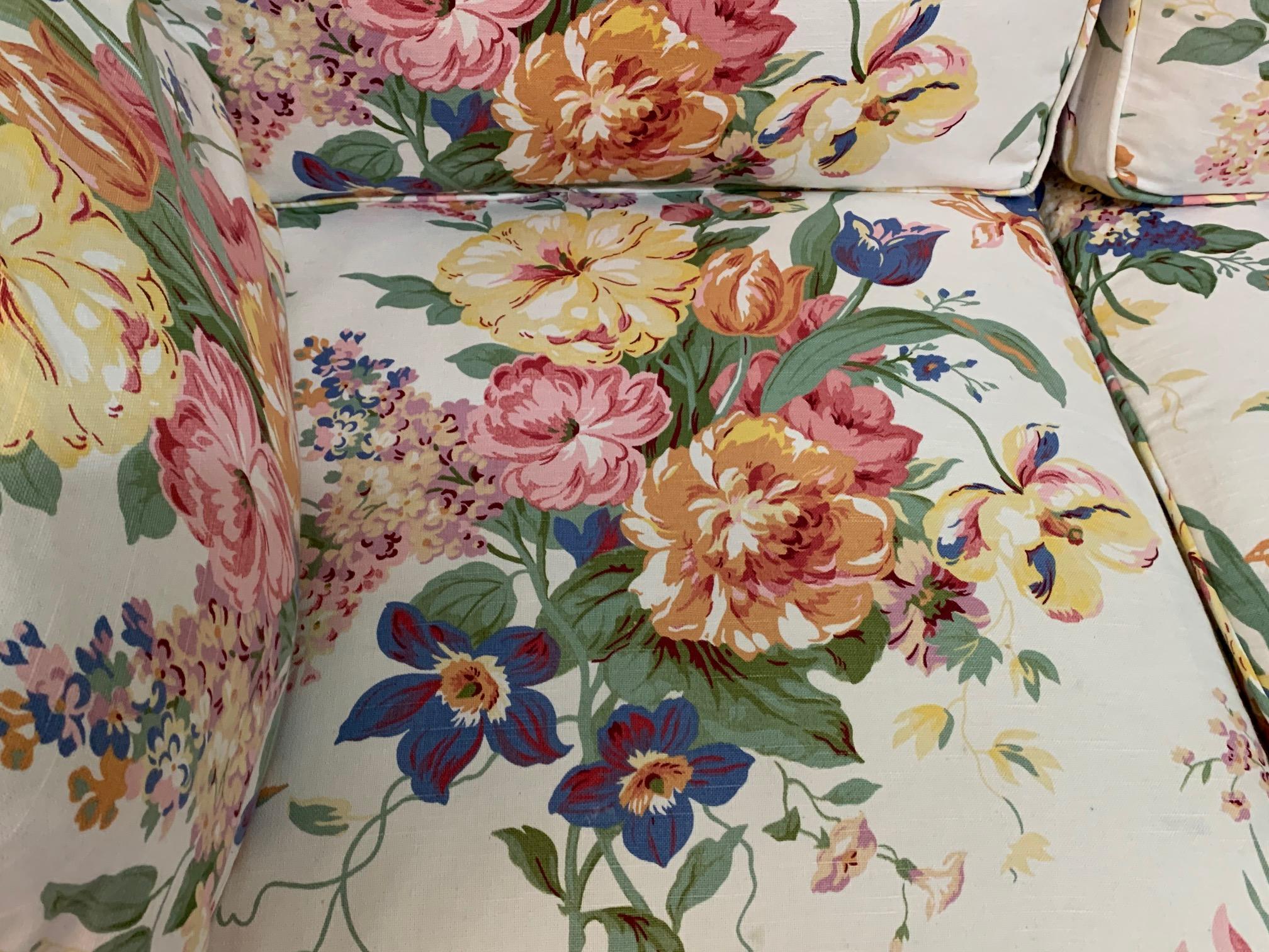 floral couch