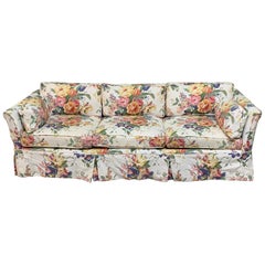 Retro Henredon Ralph Lauren Floral Print Sofa