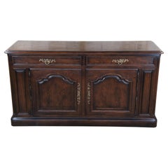 Vintage Henredon Four Centuries French Country Provincial Oak Buffet Sideboard