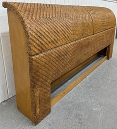 Vintage Henredon Leather King Size Headboard