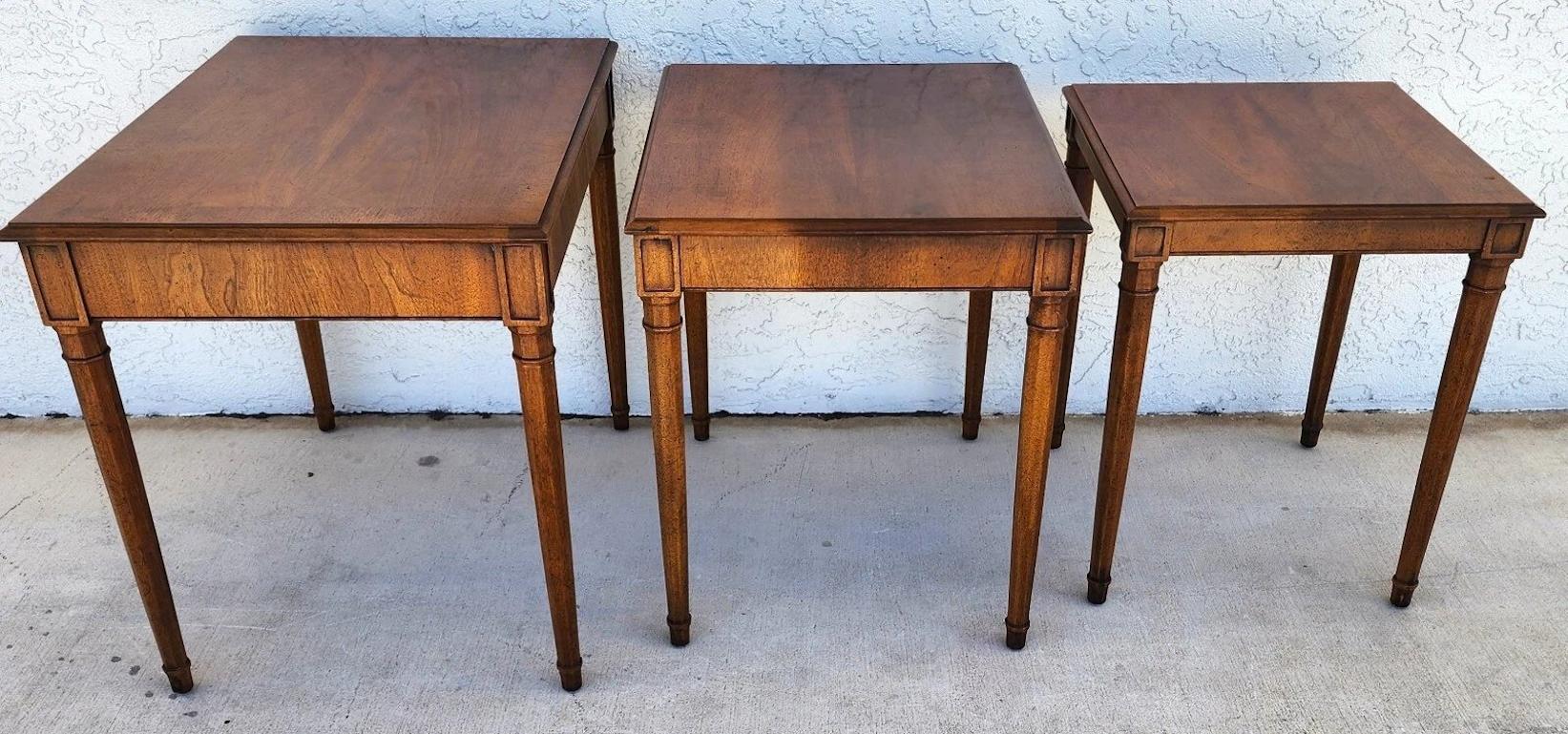 Vintage Henredon Nesting Tables in vendita 2