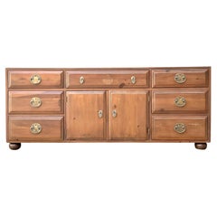 Crédence vintage en pin Henredon