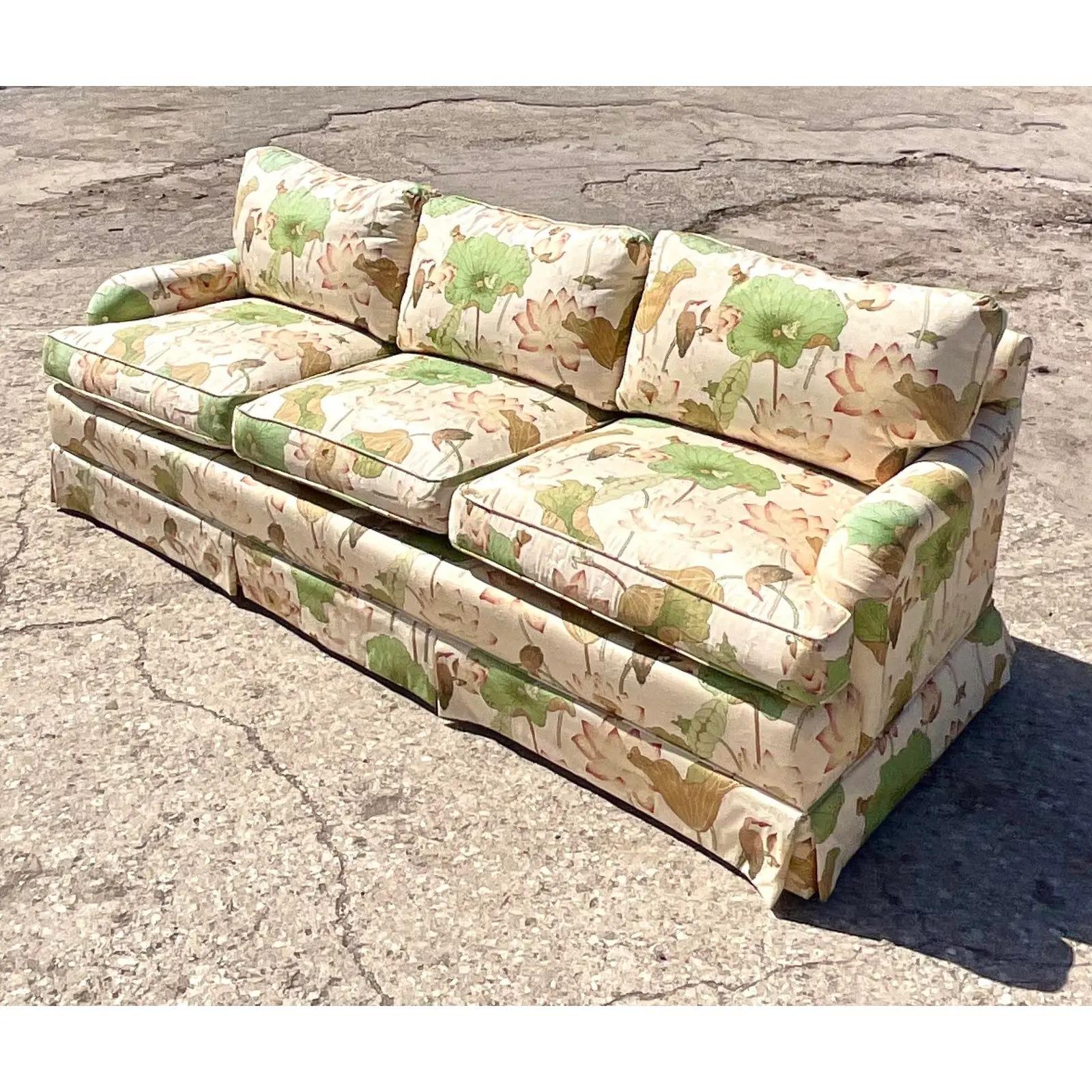 henredon couch vintage