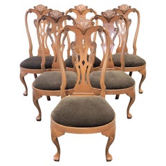 Vintage Henredon "Rittenhouse Square" Chippendale Style Dining Chairs, Set of 6