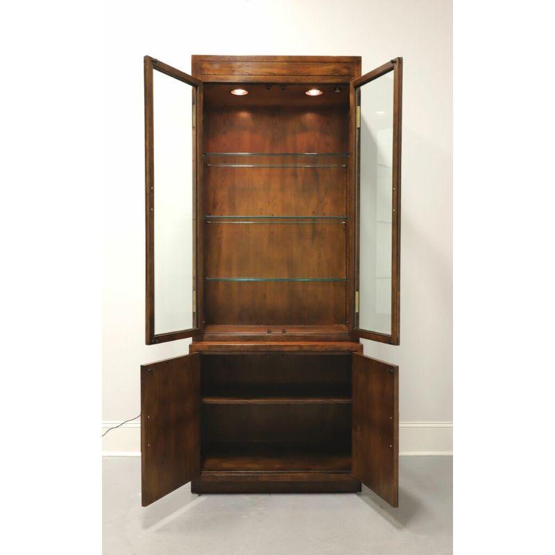 narrow curio cabinet