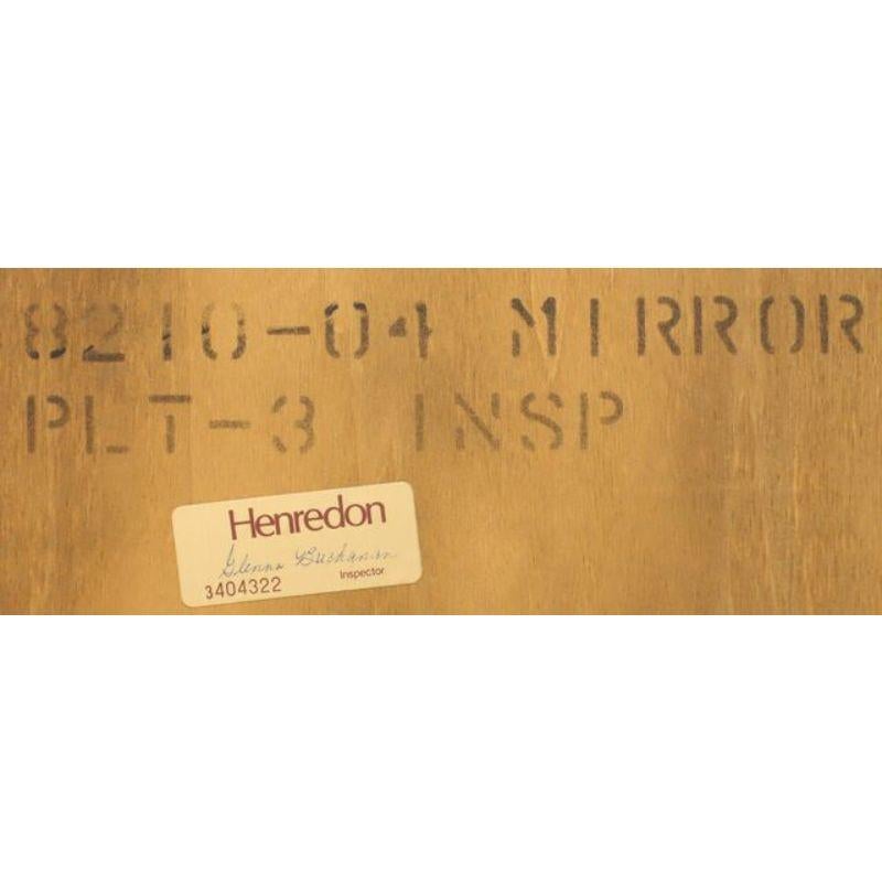 HENREDON Scene One Campaign Style Wall Mirror 1