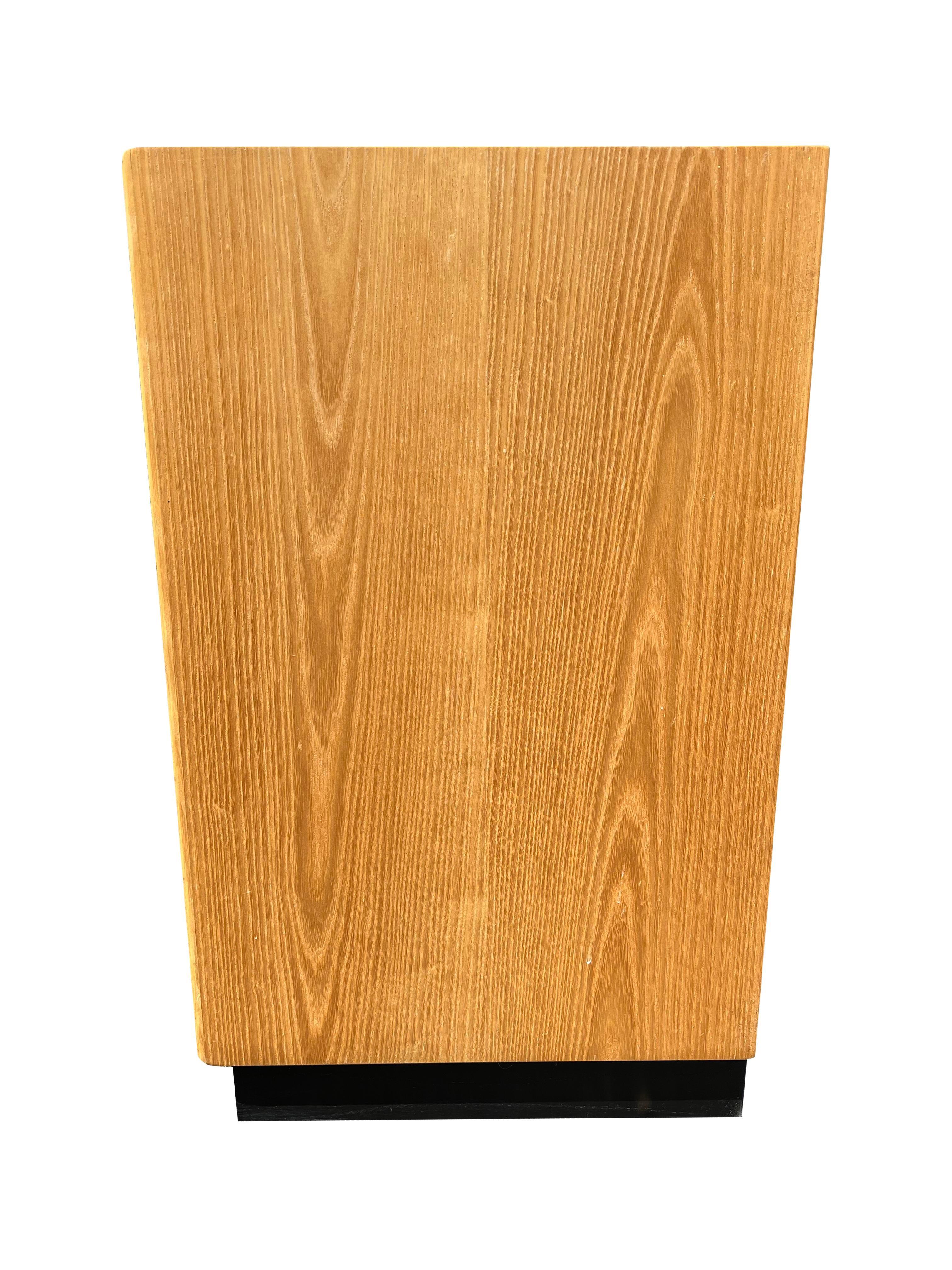 Modern Vintage Henredon Scene Two 2 Burl Wood Dresser Lowboy Cabinet For Sale