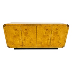 Vintage Henredon Scene Two Burled Wood Sideboard
