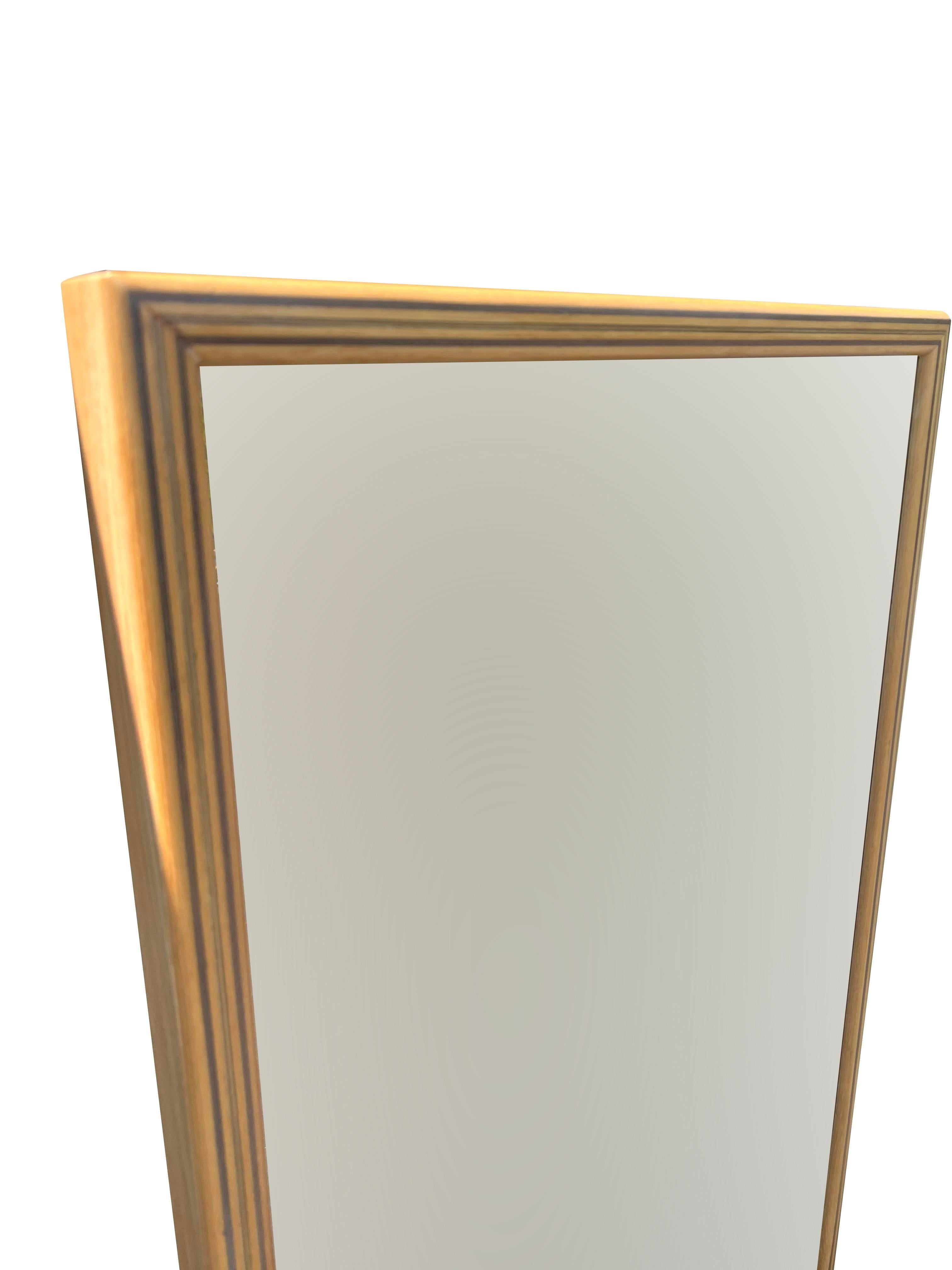 Bois Miroir mural vintage Henredon Scene Two en vente